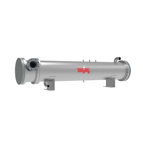 Dehumidifying heat exchanger - Tanpera - shell and tube / gas/liquid / for biogas treatment