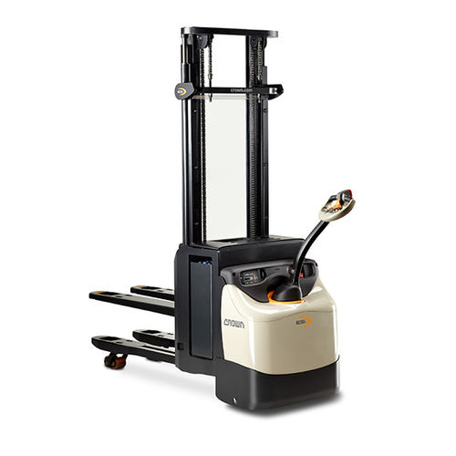 Electric stacker truck - ESi 4000 Series - CROWN - walk-behind / for pallet / transport