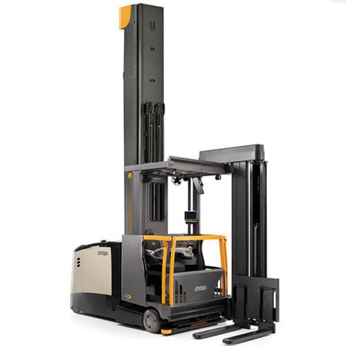Very narrow aisle forklift - TSP 1500 - CROWN - electric / ride-on / pallet