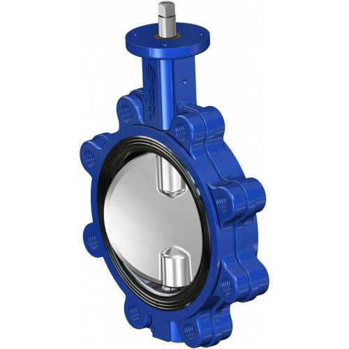 Butterfly valve - ITEM 38 series - OMAL Spa - manual / for control / for liquid food products and beverages