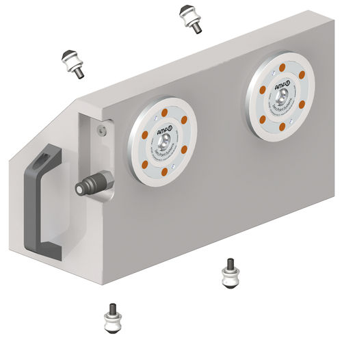 Clamping fastening bracket - 6204K2HA-015 - ANDREAS MAIER GmbH & Co. KG (AMF) - aluminium