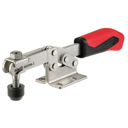 Horizontal toggle clamp - 6830NI - ANDREAS MAIER GmbH & Co. KG (AMF) - stainless steel