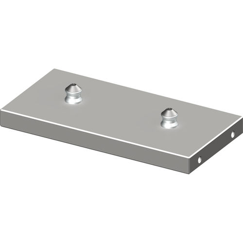 Aluminum clamping plate - 6370P series - ANDREAS MAIER GmbH & Co. KG (AMF) - rectangular / round / square