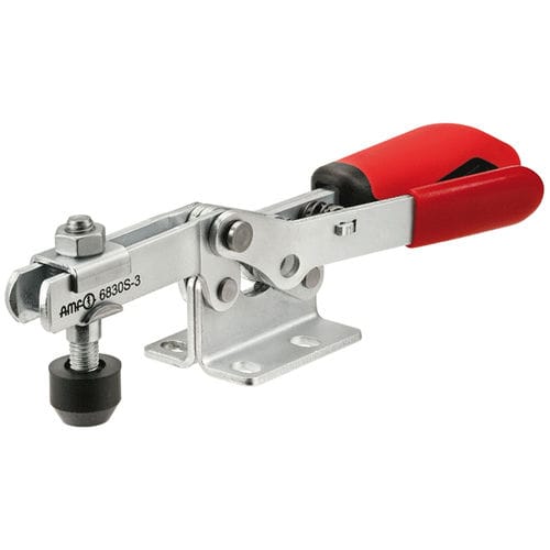 Horizontal toggle clamp - 6830S - ANDREAS MAIER GmbH & Co. KG (AMF) - latch type