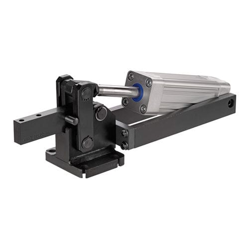 Pneumatic toggle clamp - 6825A - ANDREAS MAIER GmbH & Co. KG (AMF) - horizontal / steel