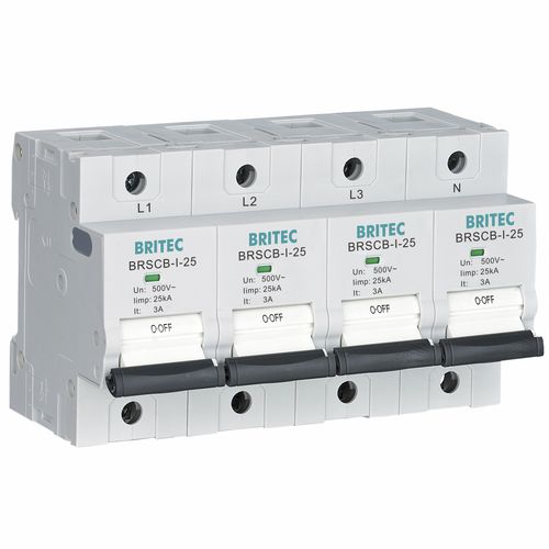 MCB circuit breaker - BRSCB-I-25 - Britec Electric Co., Ltd - thermal / AC / DIN rail