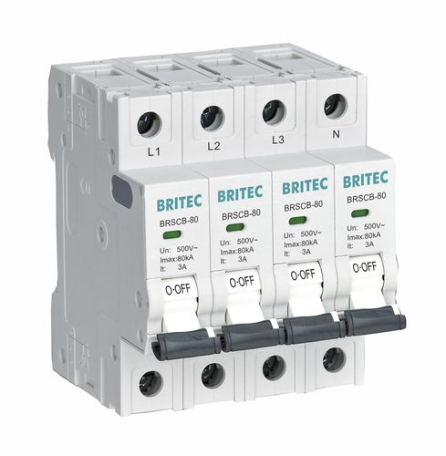 Thermal circuit breaker - BRSCB-80 series - Britec Electric Co., Ltd - overload / low-voltage / AC