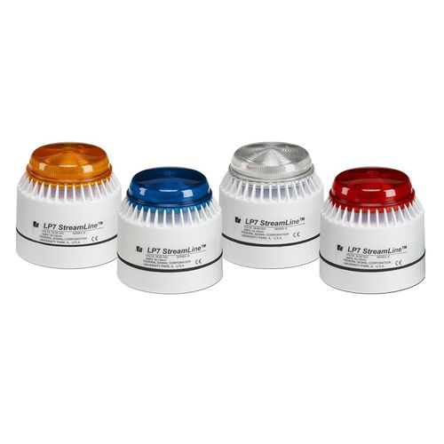 Alarm sounder with xenon beacon - LP7 - FEDERAL SIGNAL - with signal light / IP54 / IP65