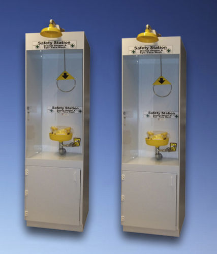 Faucet-mounted eyewash station - max. 36 x 84 x 24" - HEMCO Corporation - for laboratory