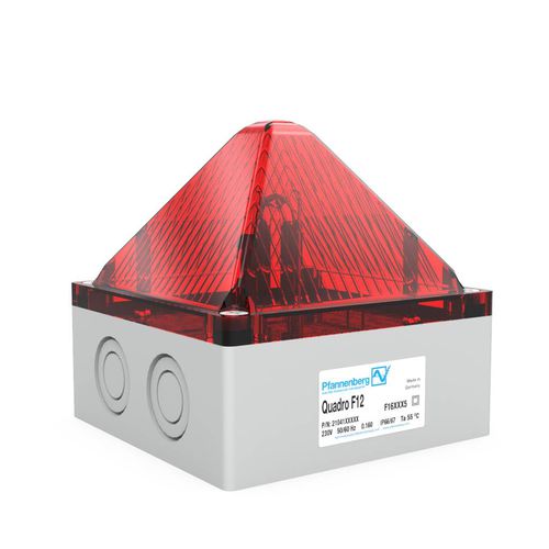 Strobe beacon - Quadro F12 - PFANNENBERG - LED / 24VDC / 230VAC