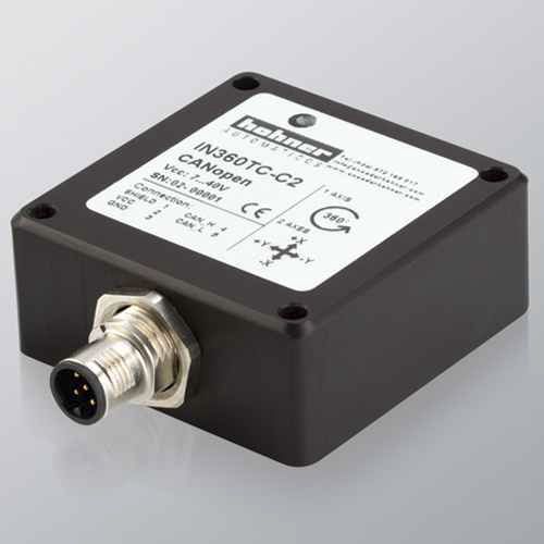 2-axis inclinometer - IN360C - Hohner Automaticos - CANopen / high-precision / high-resolution