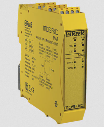 I/O expansion module - MA series - REER - relay / security / analog