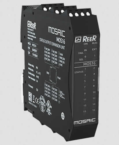 Digital output module - MOS series - REER - Modbus / 16-O / 8 PNP outputs