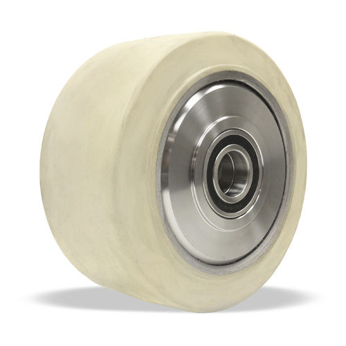 Wheel with solid tire - POWRB series - HAMILTON CASTER - black rubber / ball bearing / Shore A