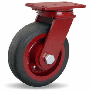 Swivel caster - FM series - HAMILTON CASTER - base plate / heavy-duty / for furniture