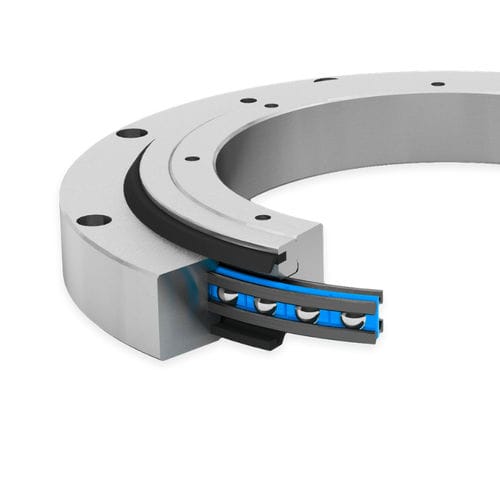 Slewing ring without teeth - LVB series - Franke GmbH - 4-point contact ball bearing / single-row / four-point contact