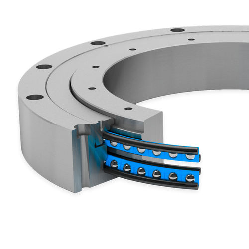 Slewing ring without teeth - LVC series - Franke GmbH - 4-point contact ball bearing / double-row / angular-contact