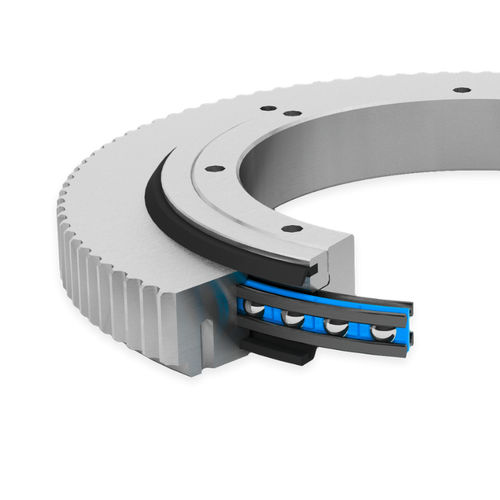 External-toothed slewing ring - LVE series - Franke GmbH - 4-point contact ball bearing / single-row / four-point contact