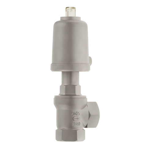 Right-angle valve - 7050  - Schubert & Salzer Control Systems GmbH - stainless steel / for aggressive media