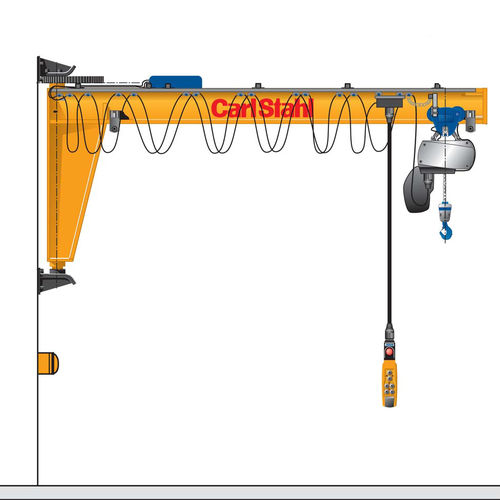 Wall-mounted jib crane - CS/VW series - Carl Stahl GmbH - rotary / lifting