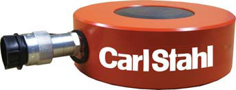 Hydraulic cylinder - HVL series - Carl Stahl GmbH - single-acting / flat