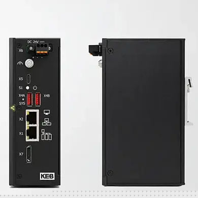 EDGE PC - C6 E32 - KEB Automation KG - DIN rail / Intel Atom® x7433RE / Ethernet