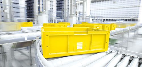 Polypropylene crate - ELB series - SSI SCHÄFER - transport / handling / storage