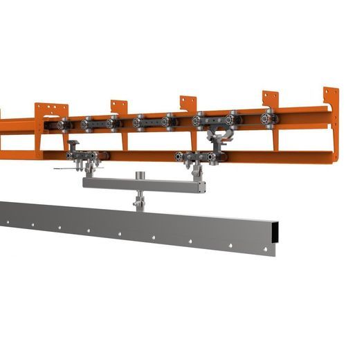Heavy load conveyor system - T1 - RAIL TECHNIEK - conveyor chain / for tracks / automated