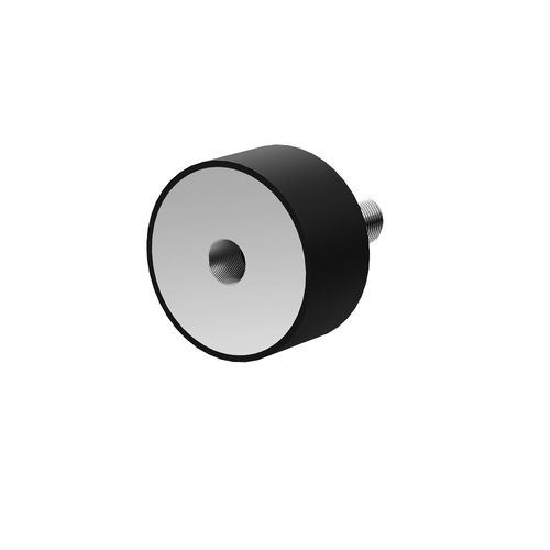 Rubber bumper - 017211 series - Conductix-Wampfler - steel / impact-protection
