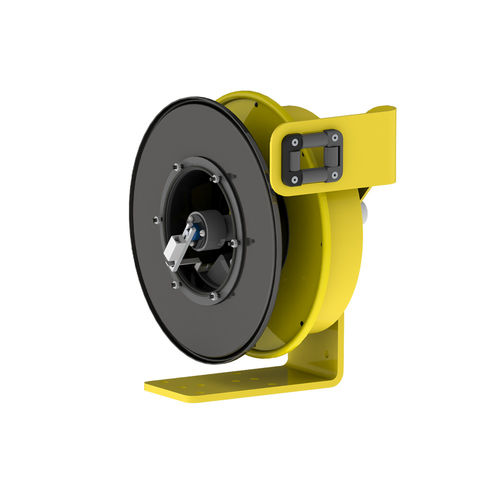 Fiber optics reel - SR - Conductix-Wampfler - spring-loaded / electrical power supply / steel