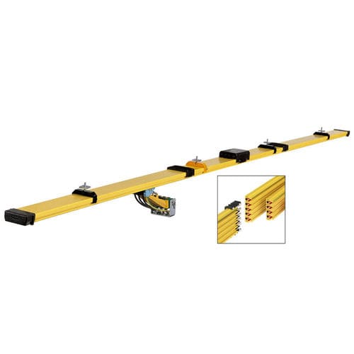 Multipole conductor rail - MultiLine 0831 Series - Conductix-Wampfler - plastic / aluminum / copper