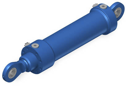 Hydraulic cylinder - HKS Dreh-Antriebe GmbH - double-acting / traction type