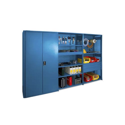Storage warehouse shelving - LISTA - with shelves / with drawers / shuttle