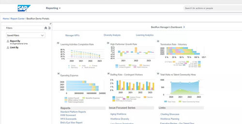 Human resource management software - Human capital management - SAP - planning / cloud-based