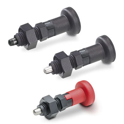 Stainless steel indexing plunger - PMT. 101  - ELESA - technopolymer