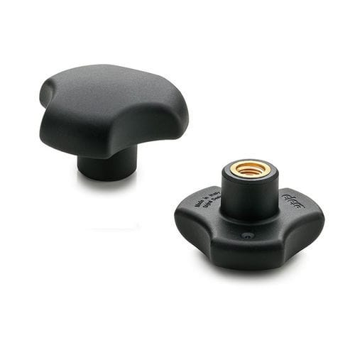 Knurled knob - VTT - ELESA - three-lobe / polyamide