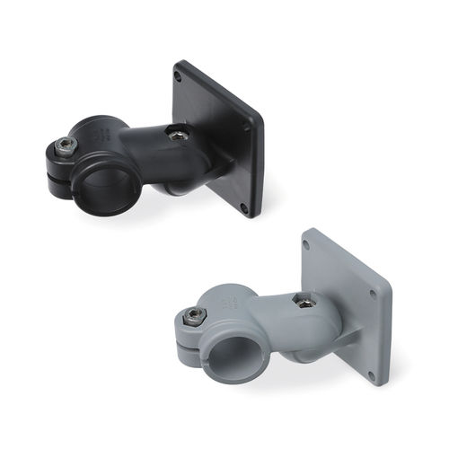 Hinged tube connector - TCC-TP-PB	 - ELESA - glass-fiber reinforced polyamide / wall bracket