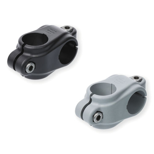 T-shaped tube connector - TCC-CR - ELESA - cross / glass-fiber reinforced polyamide / screw-in