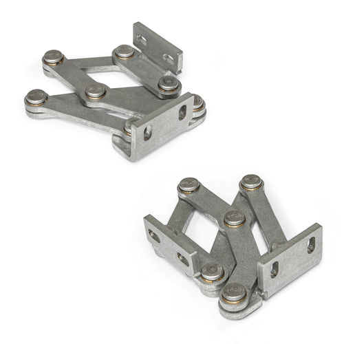 Concealed hinge GN 7231 ELESA corner / stainless steel / screwin
