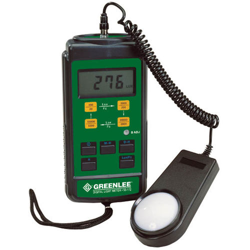 Digital light meter - 93-172 - GREENLEE
