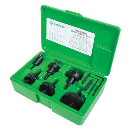 Stainless steel hole saw - 628  - GREENLEE - carbide / precision
