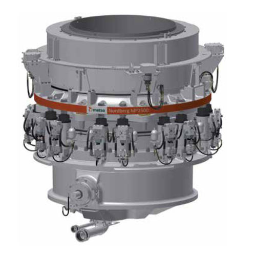 Cone crusher - Nordberg® MP2500™ - Metso Corporation - stationary / primary / secondary