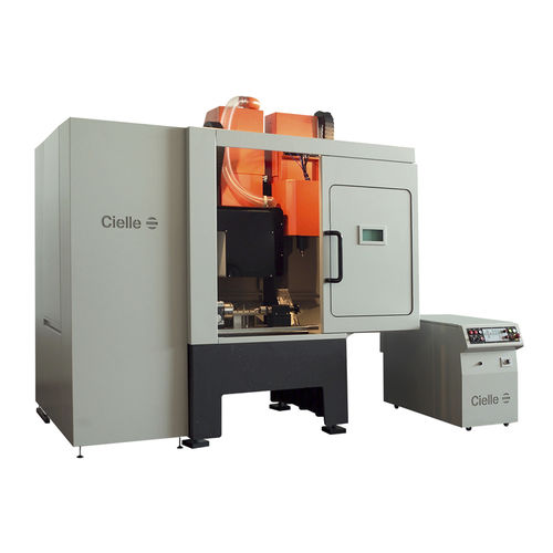 4-axis machining center - GAMMA DUALTECH - CIELLE - vertical / engraving / laser