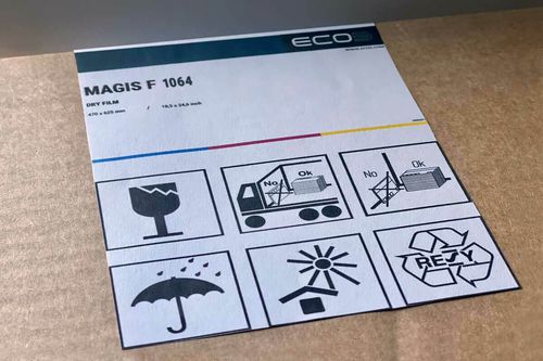 Laminating film - MAGIS F 1064 - ECO3 - laminated / plastic / for labels