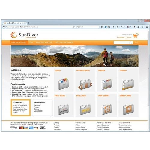 Management software - Apogee StoreFront - ECO3 - printing / cloud-based / for tablet PC