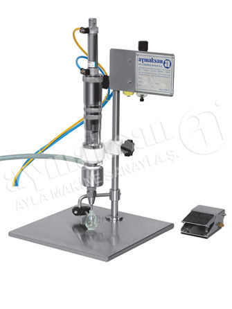 Semi-automatic filling machine - CD Series - Aymaksan Ayla Makina San. A.S. - multi-container / liquids / for the cosmetics industry