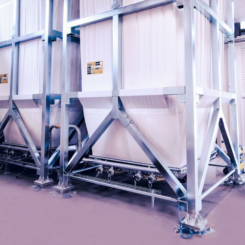 Cone-bottom silo - Trevibox - Cepi Spa - flexible / bolted / welded