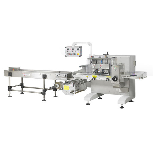 Automatic packaging machine - SIRIO 600 E - DELFIN S.r.l. - horizontal / with sealing / flow-pack