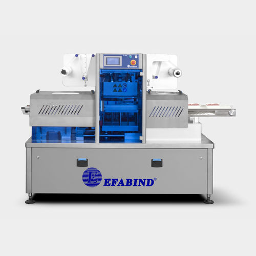 Linear tray sealer - L-550 - EFABIND, S.L. - automatic / vacuum / with modified atmosphere packaging