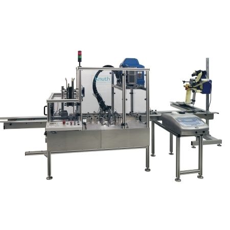 Compact cartoning machine - UKK4  - Knuth Verpackungsanlagen GmbH - semi-automatic / fully-automatic